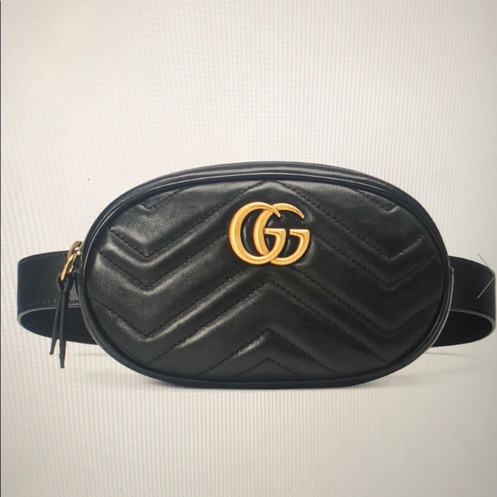 GG Marmont matelassé leather belt bag